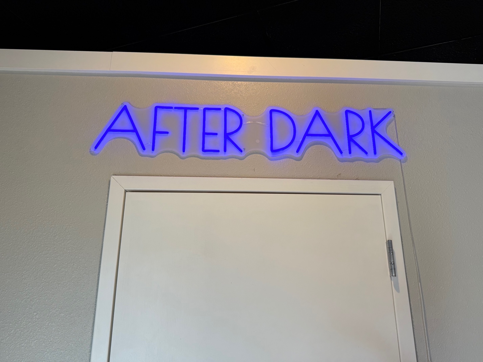 After Dark neon sign