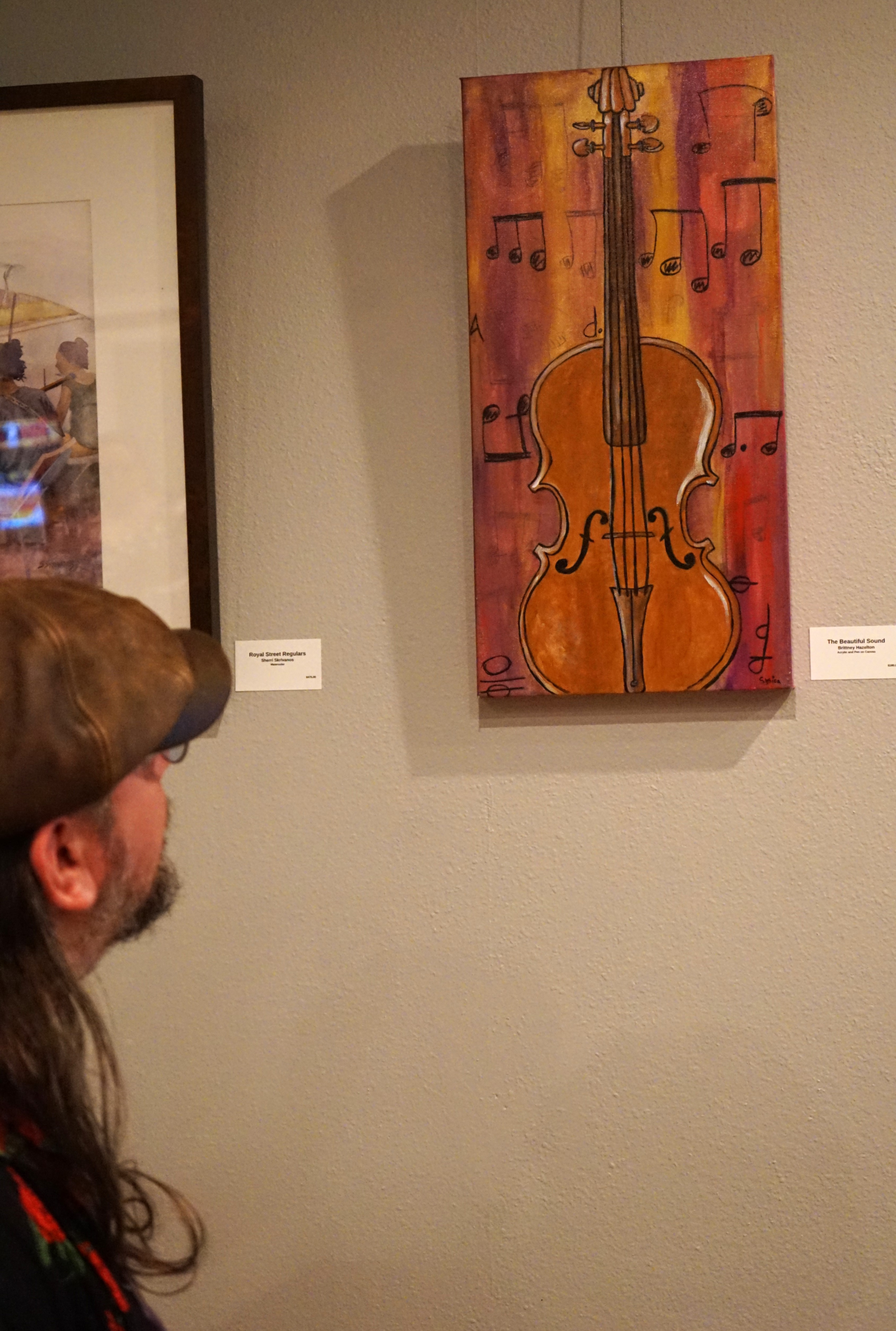Packed house at After Dark Art Gallery